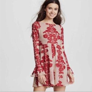 For Love & Lemons Temecula
Mini Dress Mesh
Embroidered Floral Flutter
Sleeve S